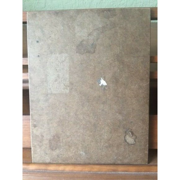 VIntage Little Boy and Puppy Praying at Bedtime Hanging Wall Plaque - Picture 2 of 2